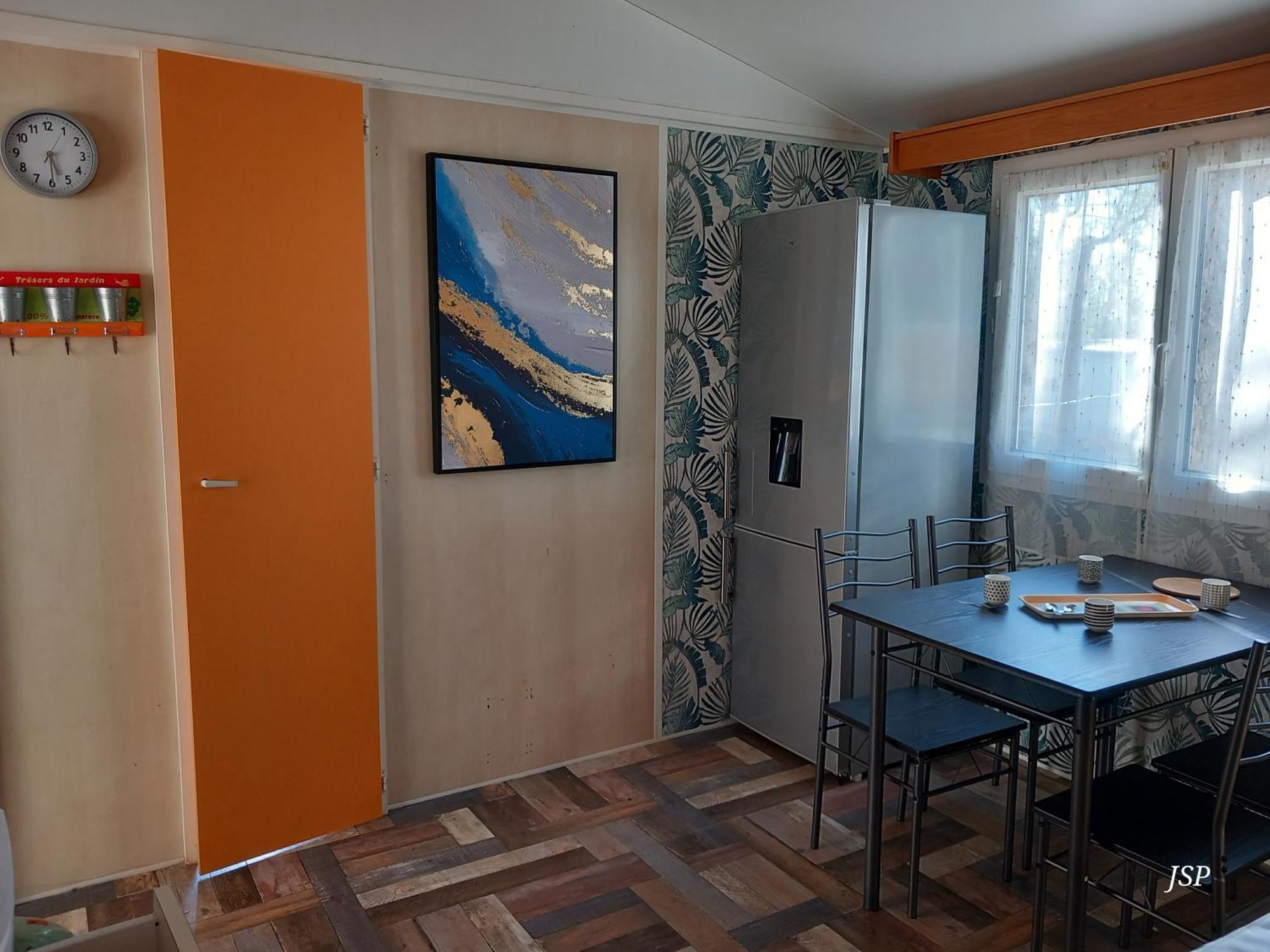 Mobilhome Les Volets Bleus Vaudreuille ภายนอก รูปภาพ